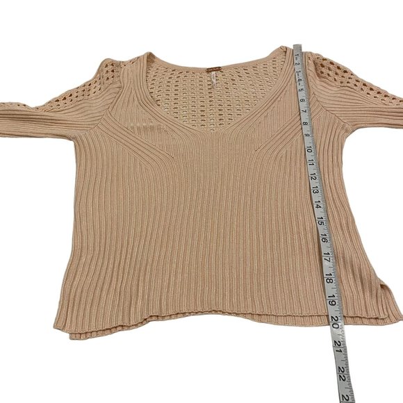 Free People Starlight Ribbed Tunic Sweater‎ Size S - Picture 8 of 8